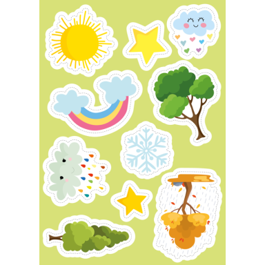 La nature. Stickers et activités
