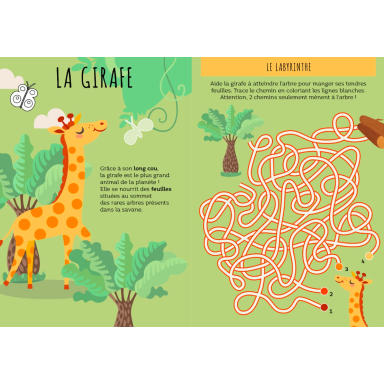 La savane. Stickers et activités