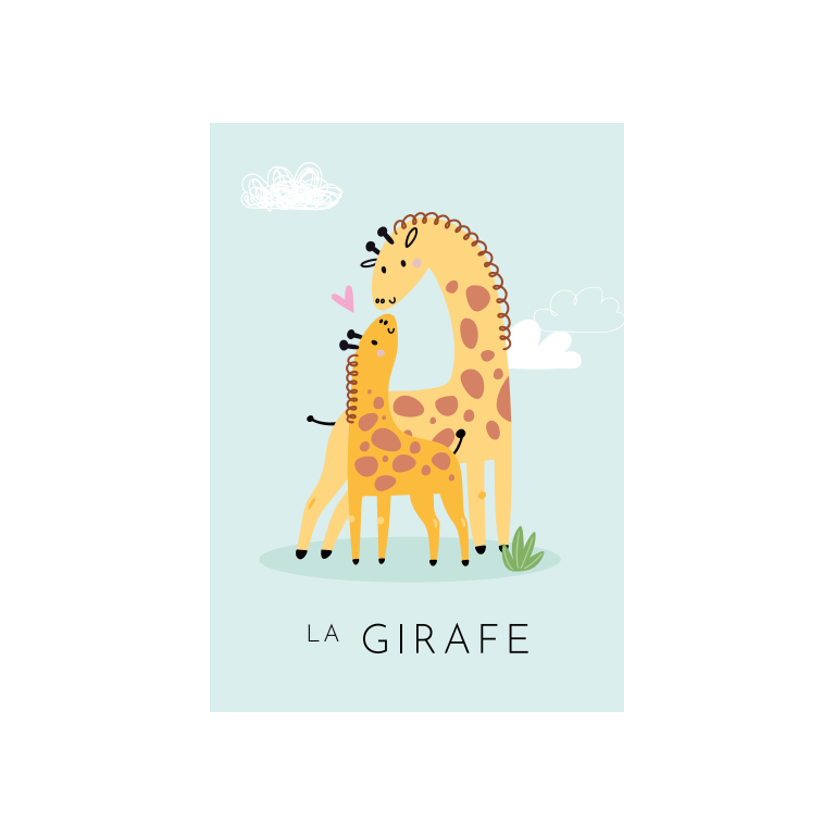 Mes premières cartes. Les mamans et leurs petits