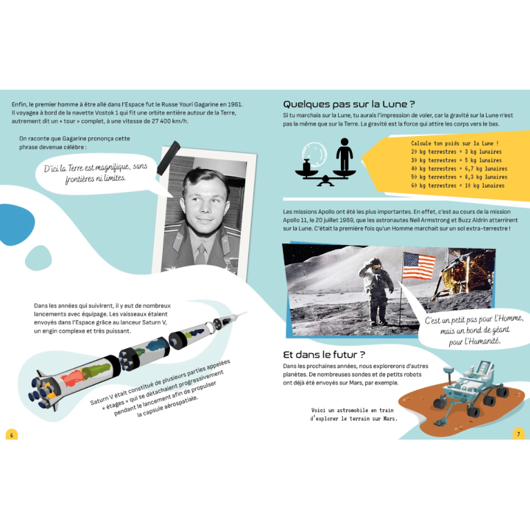 La fusée spatiale 3D e la conquête de l'espace