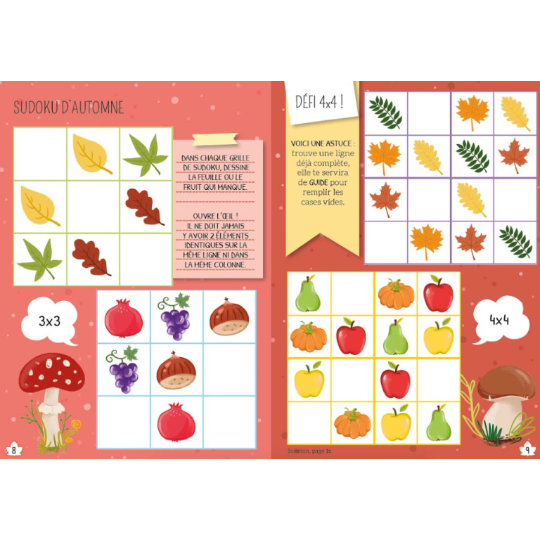 Mes premiers jeux de logique. Mille-feuille