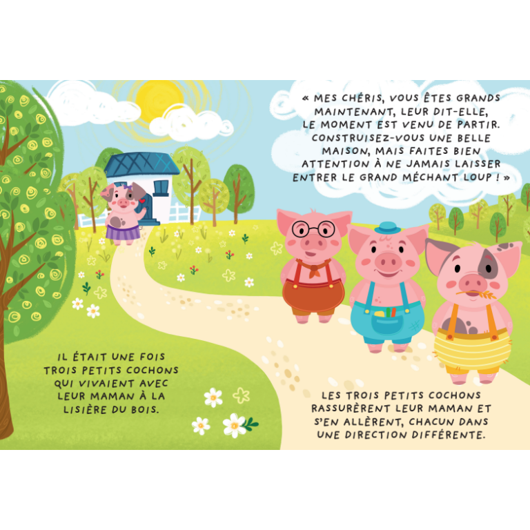 Mes premiers jeux de société. Les 3 petits cochons. Sauve-qui-peut !