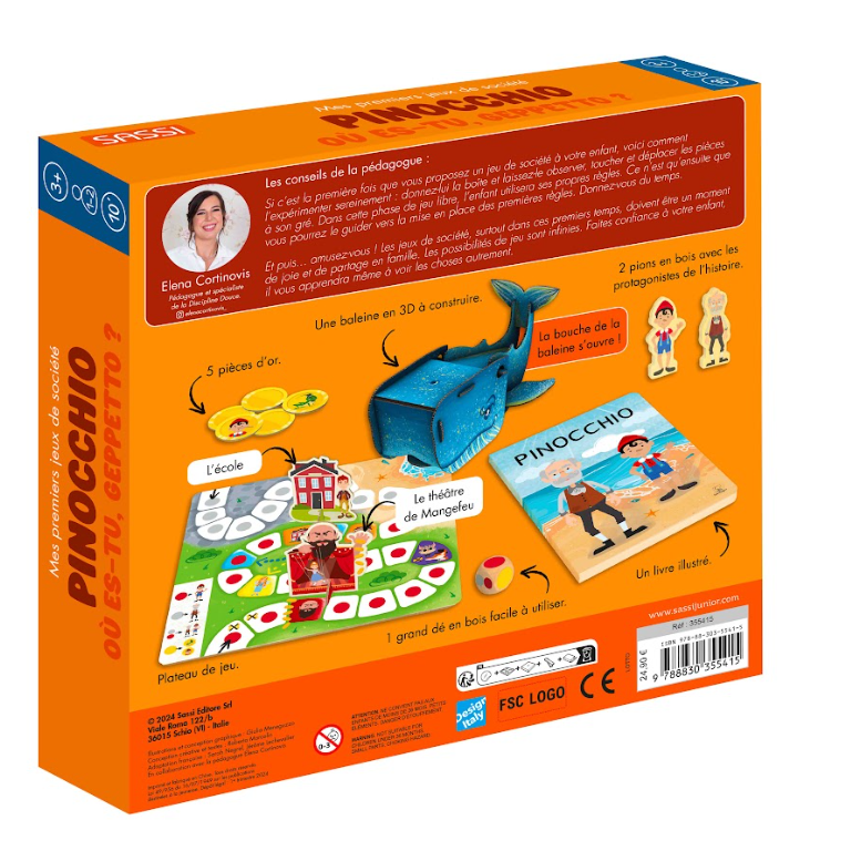 Mes premiers jeux de société. Pinocchio. Où es-tu, Geppetto ?