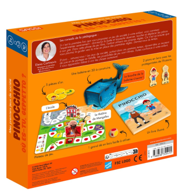 Mes premiers jeux de société. Pinocchio. Où es-tu, Geppetto ?