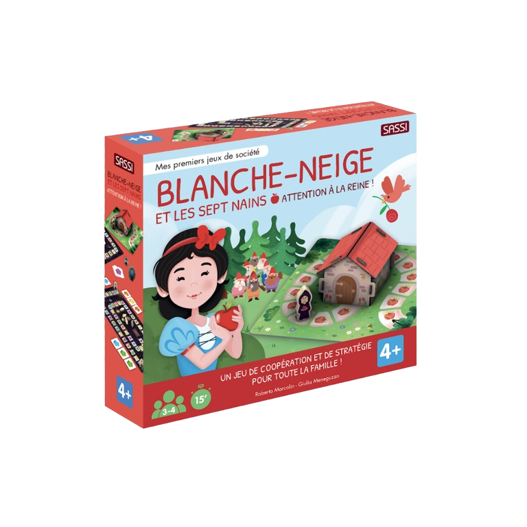 Mes premiers jeux de société. Blanche-Neige et les sept nains. Attention à la reine !