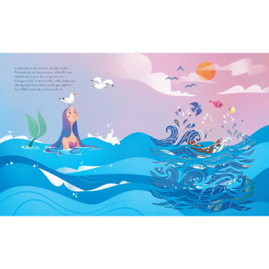 Livres à découpes. La petite Sirène