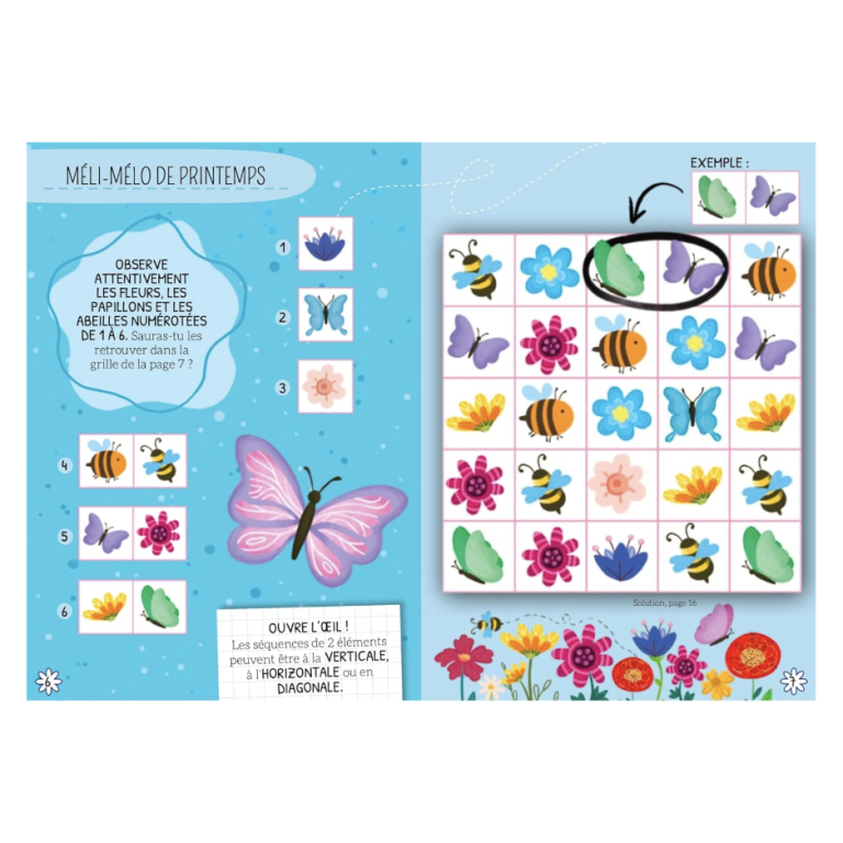 Mes premiers jeux de logique. Mille-fleurs