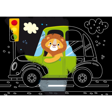 Méga box arts & crafts. Les véhicules (Outlet)