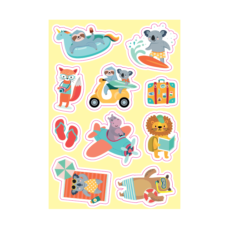 Livres d'activités - Les vacances