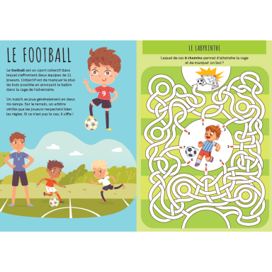 Livres d'activités - Les sports