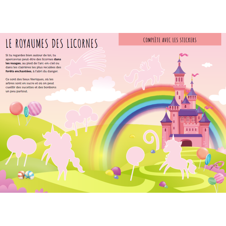 Livres d'activités - Les licornes