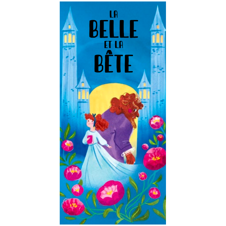 Puzzle et livre. La belle et la bête