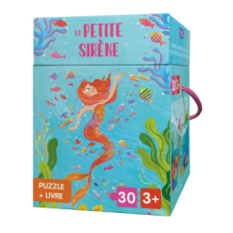 Puzzle et livre. La petite Sirène