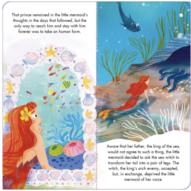 Puzzle et livre. La petite Sirène