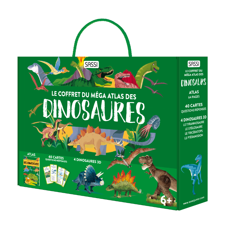 Le coffret du méga atlas des dinosaures (Outlet)