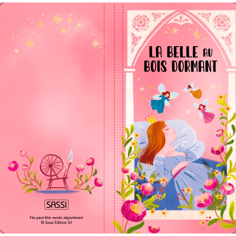 Puzzle et livre. La belle au bois dormant