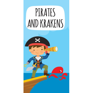 Livre et puzzle fantasy. Pirates et krakens