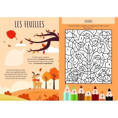 Stickers et Activities. L'automne