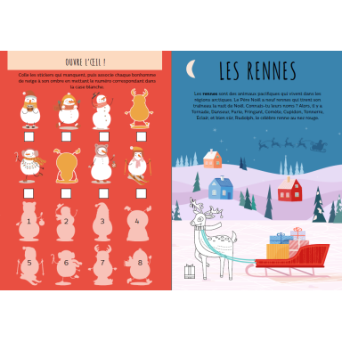 Livres d'activités. Noël