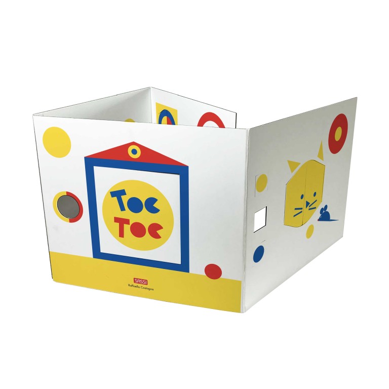 Livres aux contrastes forts. Toc-Toc