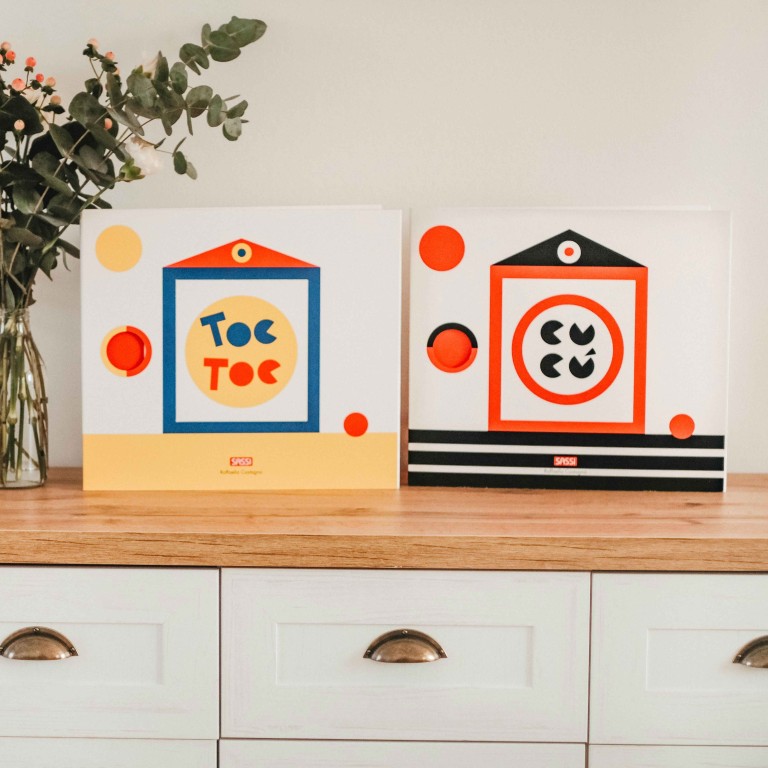 Livres aux contrastes forts. Cou-Cou