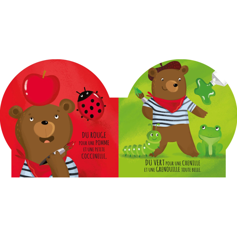 Livres en forme. Les couleurs