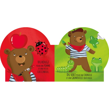 Livres en forme. Les couleurs