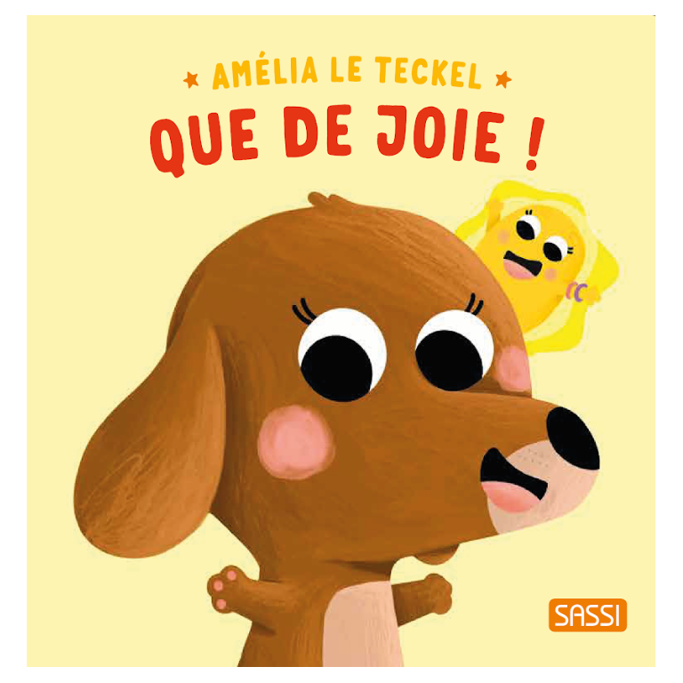 Amélia le teckel. Que de joie !
