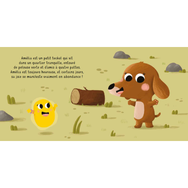 Amélia le teckel. Que de joie !