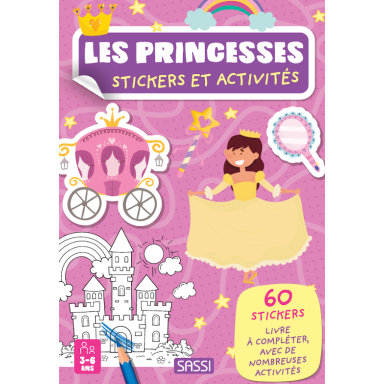 Stickers et activités. Les princesses