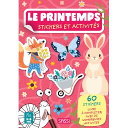 Stickers et activités. Le printemps