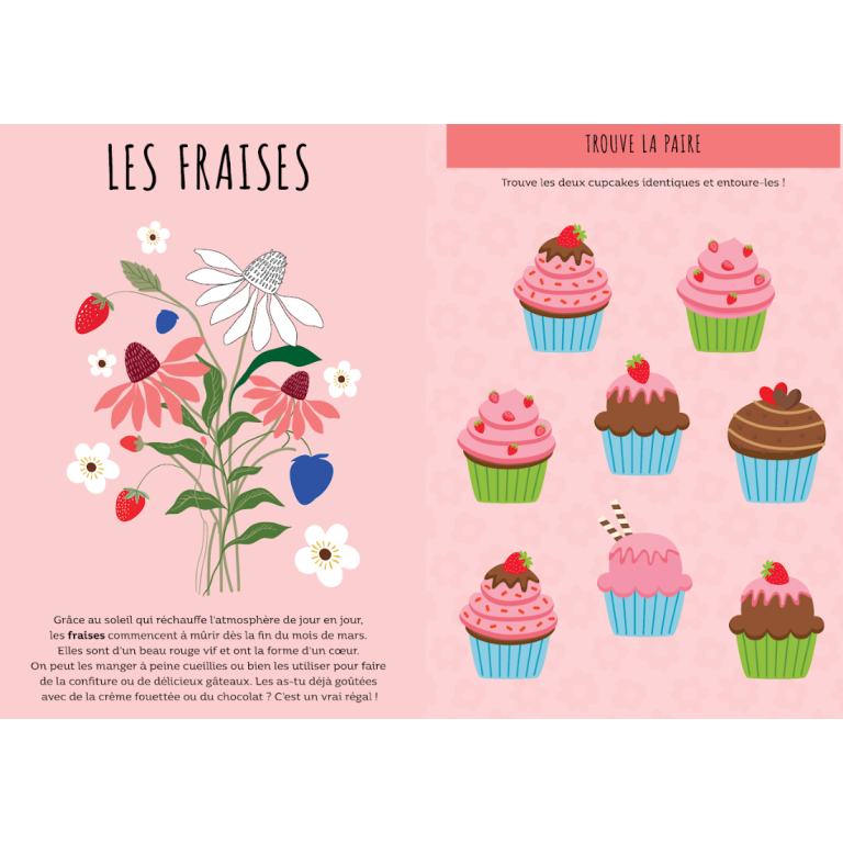 Stickers et activités. Le printemps