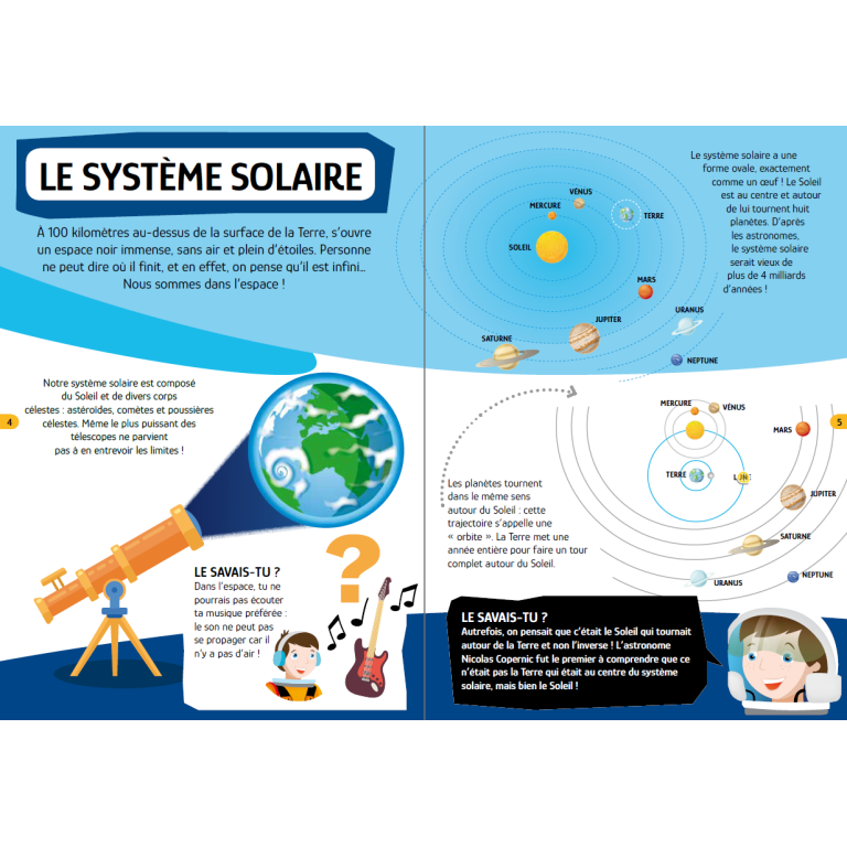 Voyage, découvre, explore. L'Espace. Le système solaire