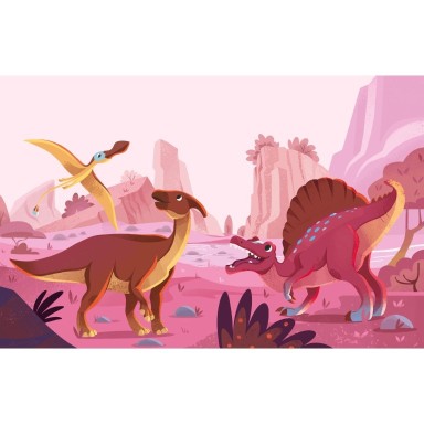 Libère les couleurs des dinosaures