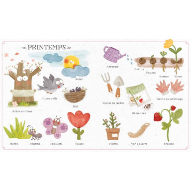 Mon imagier. Les saisons