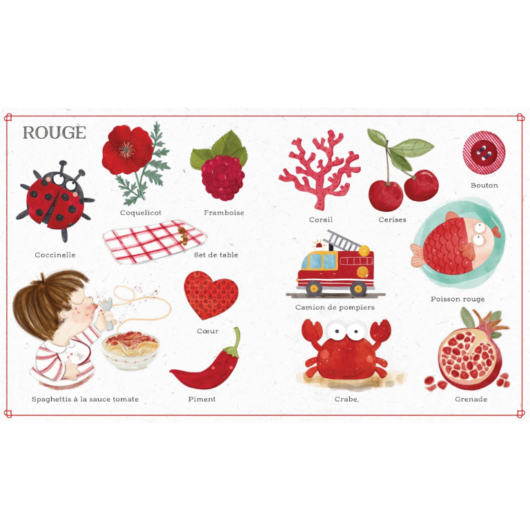 Mon imagier. Les couleurs