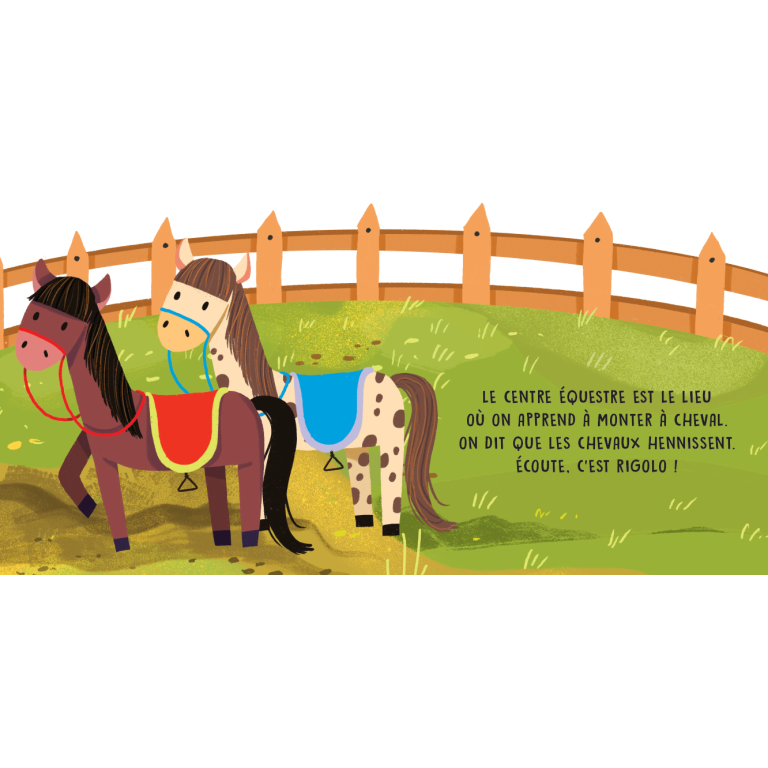 Douces histoires sonores. Au centre équestre