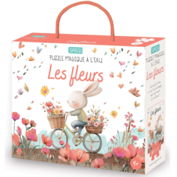Puzzle magique à l'eau. Les fleurs