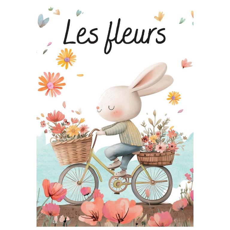 Puzzle magique à l'eau. Les fleurs