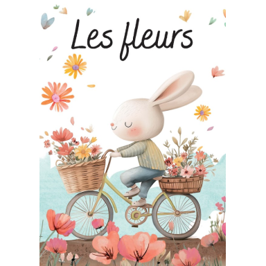 Puzzle magique à l'eau. Les fleurs