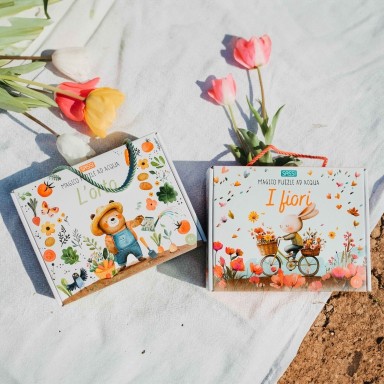 Puzzle magique à l'eau. Le potager