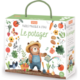Puzzle magique à l'eau. Le potager