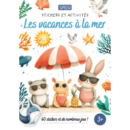 Livres d'activités. Les vacances à la mer