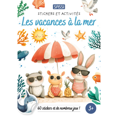Livres d'activités. Les vacances à la mer