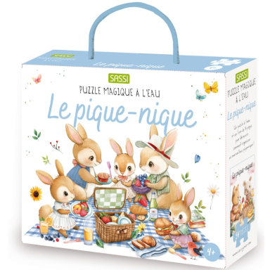 Magique puzzle à l'eau. Le pique-nique