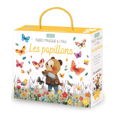 Puzzle magique à l'eau. Les papillons