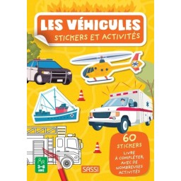 Stickers et activités. Les véhicules