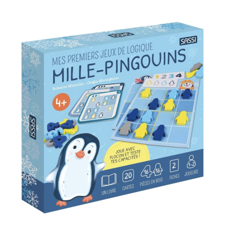 Mes premiers jeux de logique. Mille-pingouins