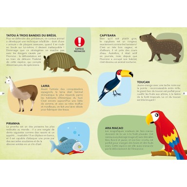 Voyage, découvre, explore. Les espèces menacées