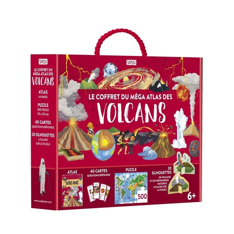 Le coffret du méga atlas des volcans